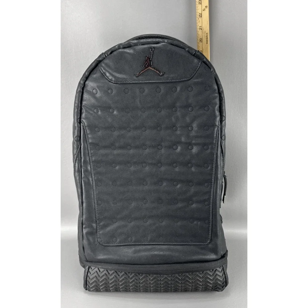 Air Jordan Retro 13 Backpack Blackout Jumpman Sneakerhead Basketball Streetwear